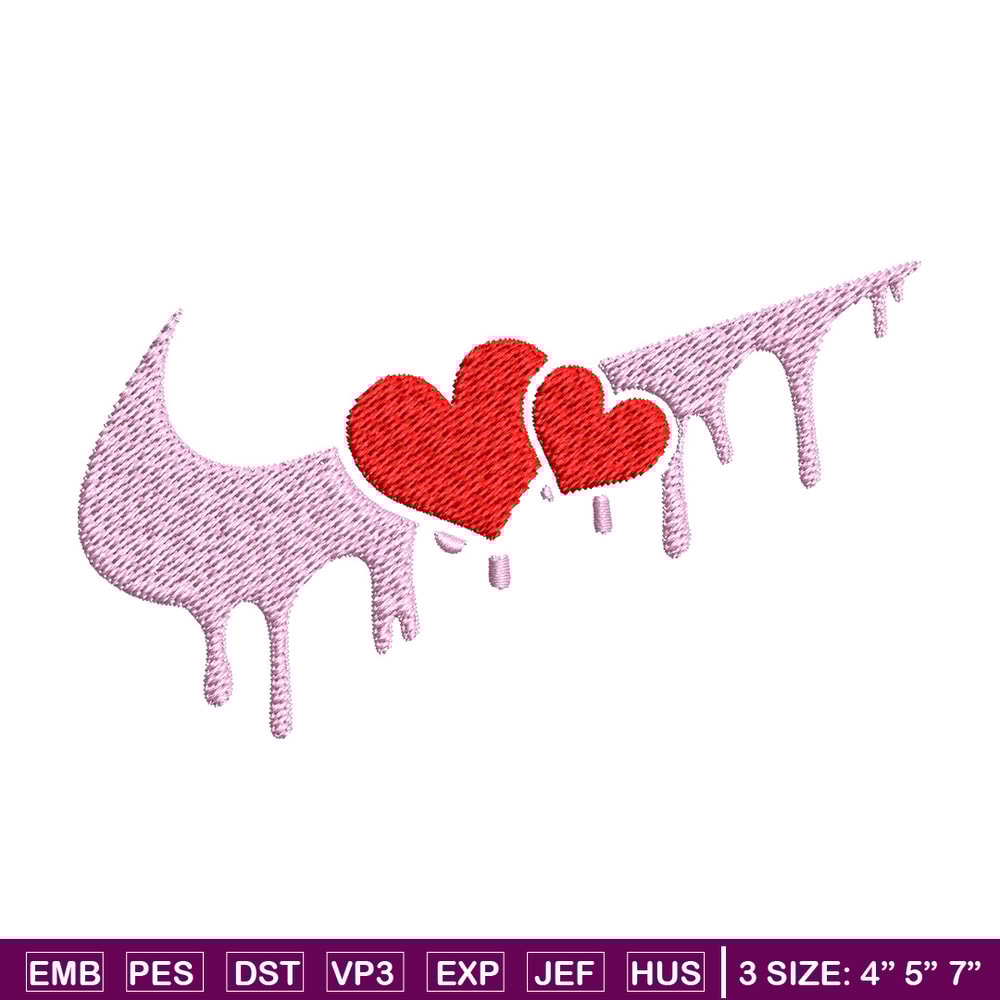 Nike red heart Embroidery Design, Nike Embroidery, Brand Embroidery, Embroidery File, Logo shirt, Digital download.jpg