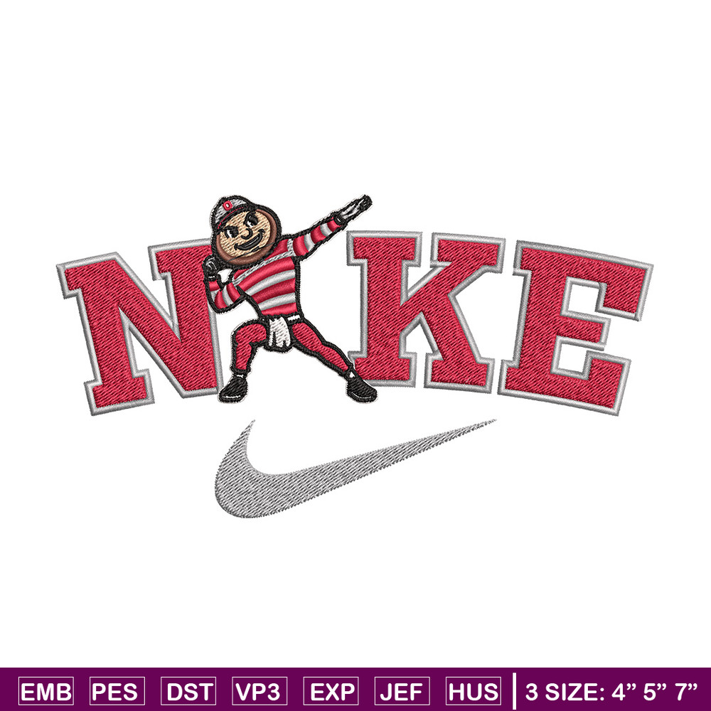 Ohio state buckeyes embroidery design, NCAA embroidery, Nike design, Embroidery file,Embroidery shirt, Digital download..jpg