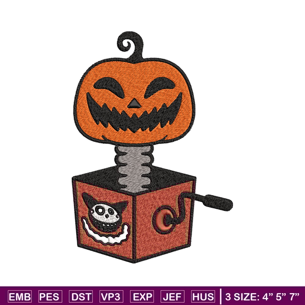 Pumpkin surprise Embroidery design, Pumpkin halloween Embroidery, halloween design, Embroidery File, Digital download..jpg