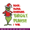 Rock Paper Scissors Throat Punch Grinch Embroidery design, Grinch Christmas Embroidery, Grinch design, Digital download.jpg