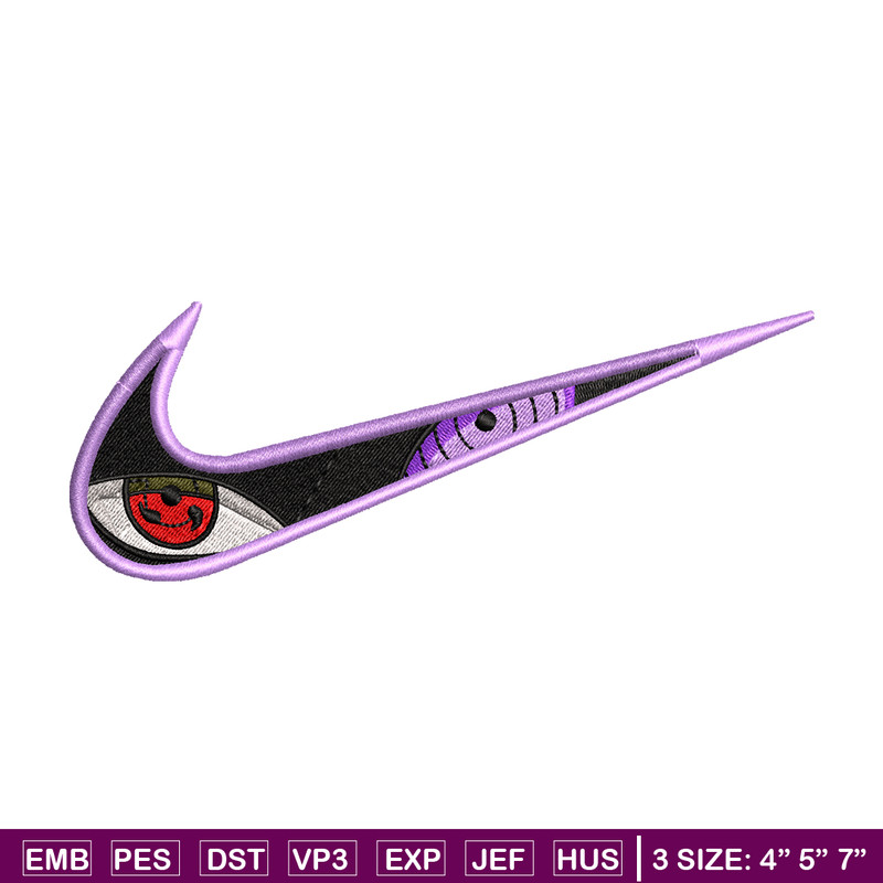 Sharingan Nike embroidery design, Naruto embroidery, Nike design, anime design, anime shirt, Digital download.jpg