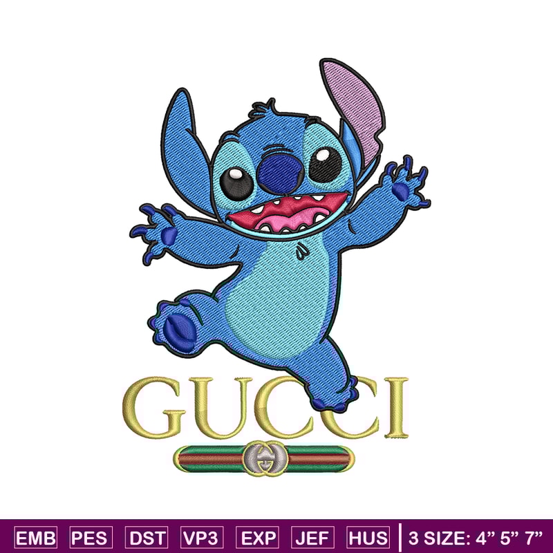 Stitch Gucii Embroidery design, Stitch Gucii Embroidery, cartoon design, Embroidery File, Instant download..jpg