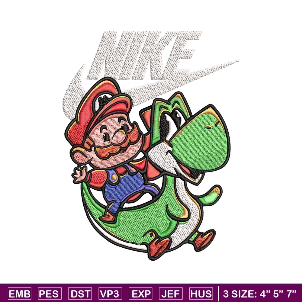 Super Mario Game Nike Embroidery design, Super Mario Game Embroidery, Nike design, Embroidery file, Instant download..jpg