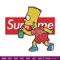 Supreme Simpson Embroidery design, Simpson cartoon Embroidery, cartoon design, Embroidery File, Digital download..jpg