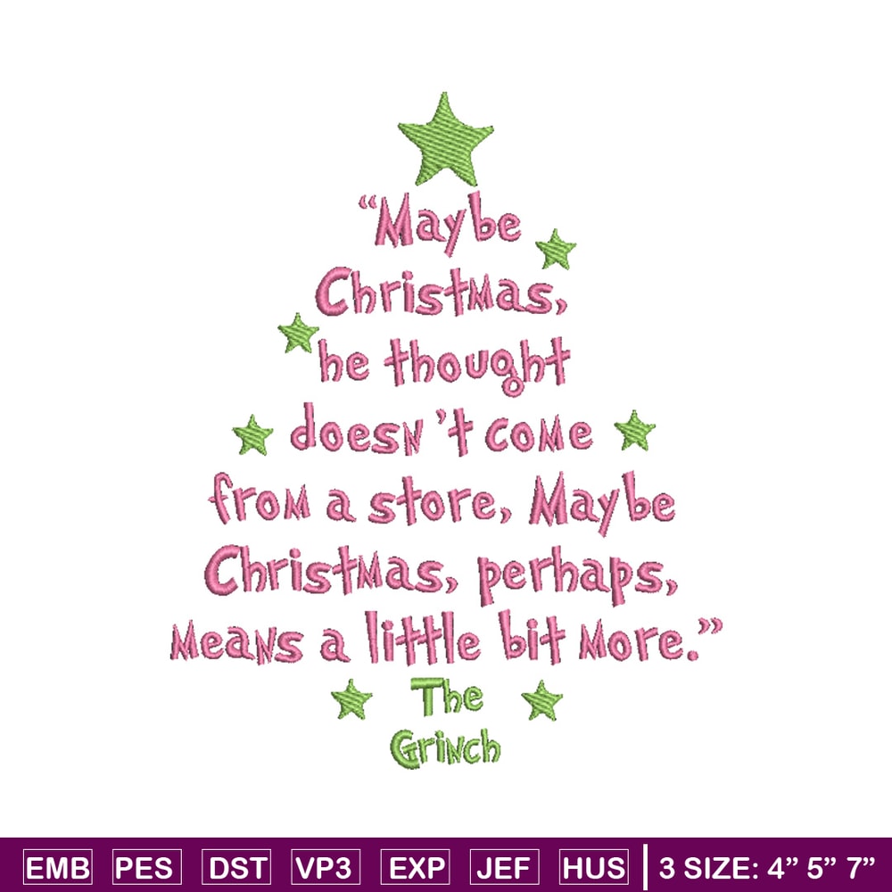 The Grinch embroidery design, Grinch embroidery, Chrismas design, Embroidery shirt,Embroidery file,Digital download.jpg