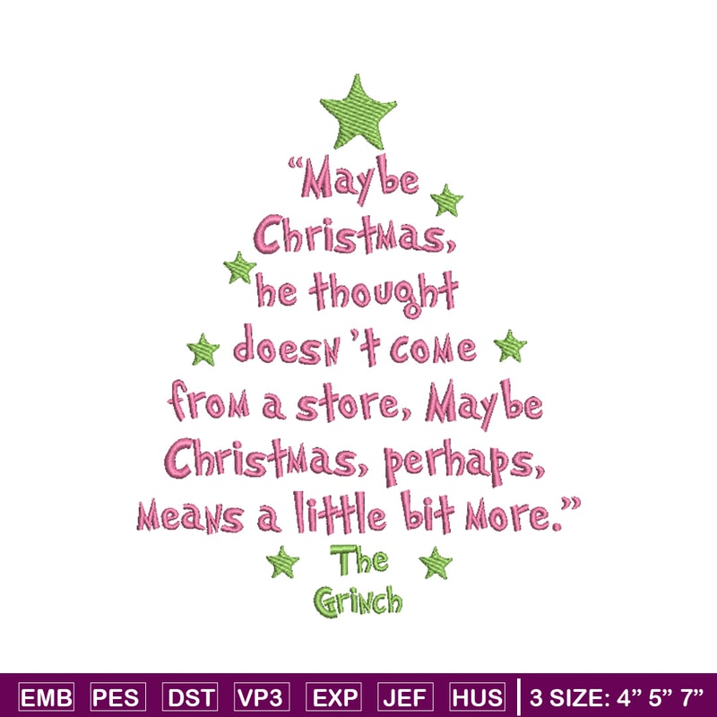 The Grinch embroidery design, Grinch embroidery, Chrismas design, Embroidery shirt,Embroidery file,Digital download.jpg