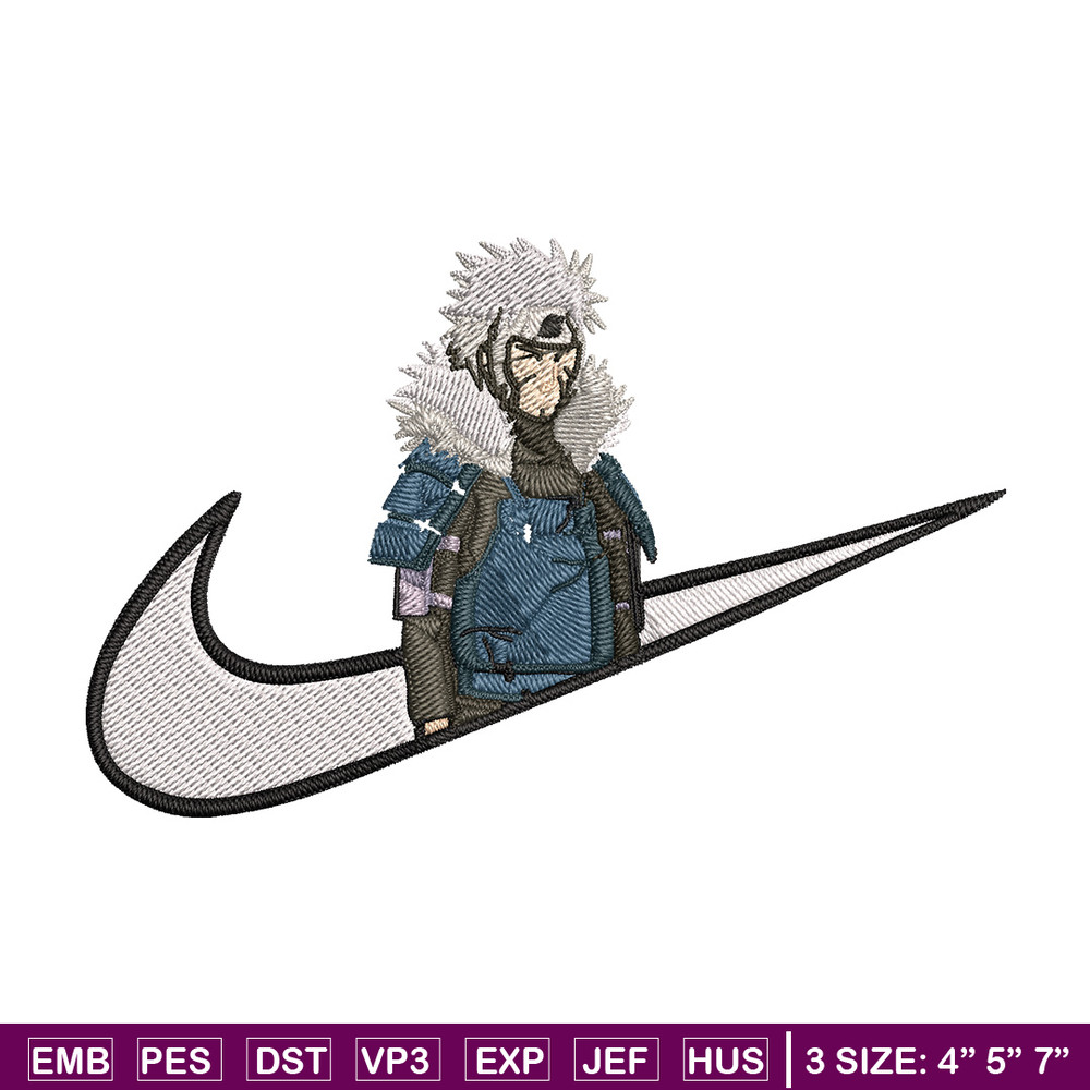 Tobirama x nike Embroidery Design, Naruto Embroidery, Embroidery File, Nike Embroidery, Anime shirt, Digital download.jpg