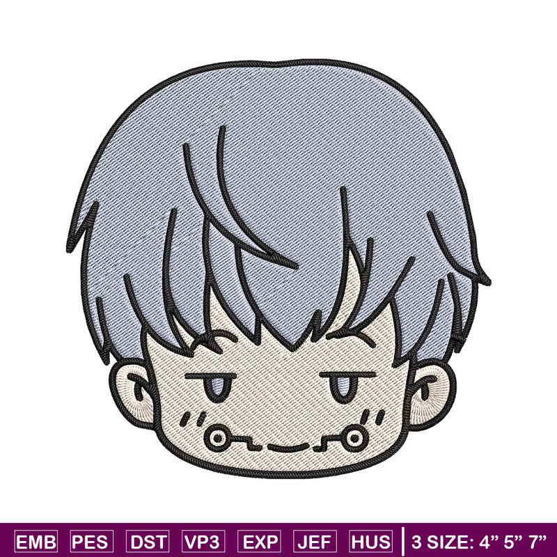 Toge chibi Embroidery Design, Jujutsu Embroidery, Embroidery File, Anime Embroidery, Anime shirt, Digital download.jpg