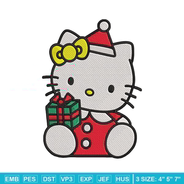 Hello kitty chrismas Embroidery Design, Hello kitty Embroidery, Embroidery File, Anime Embroidery, Digital download.jpg