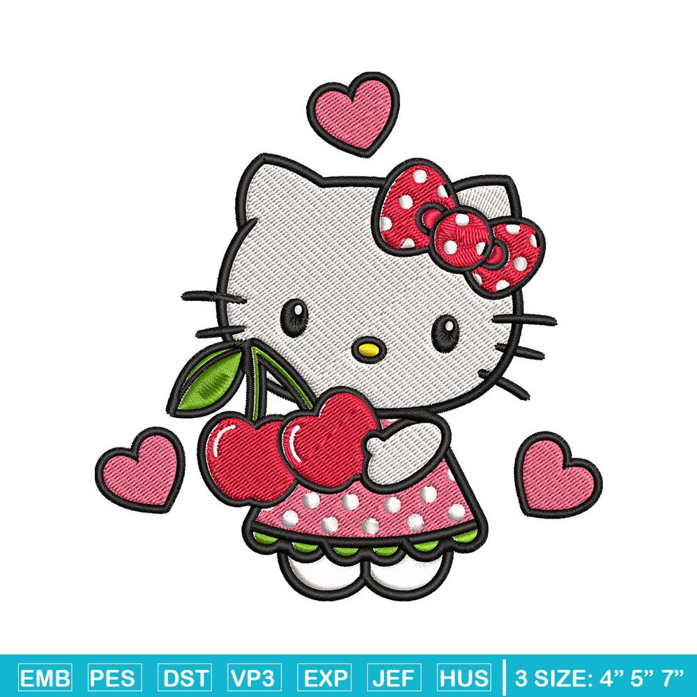 Hello kitty Embroidery Design, Haello kitty cartoon Embroidery, Embroidery File, Cartoon shirt, Digital download..jpg