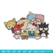 Hello Kitty friends Embroidery Design, Hello kitty Embroidery, Embroidery File, Anime Embroidery, Digital download.jpg