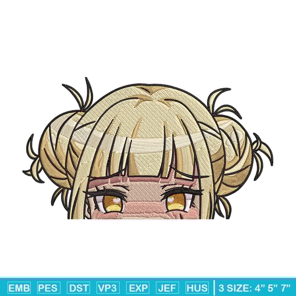 Himiko Peeker Embroidery Design, Mha Embroidery, Embroidery File, Anime Embroidery,Anime shirt, Digital download.jpg