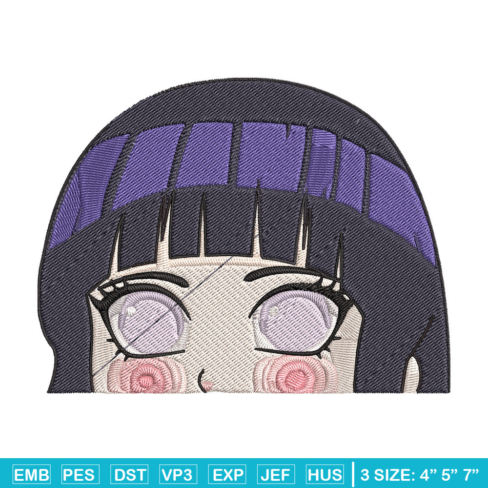 Hinata chibi Embroidery Design, Naruto Embroidery, Embroidery File, Anime Embroidery, Anime shirt, Digital download.jpg