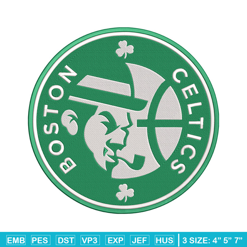 Boston Celtics logo embroidery design, NBA embroidery, Sport embroidery,Logo sport embroidery, Embroidery design.jpg