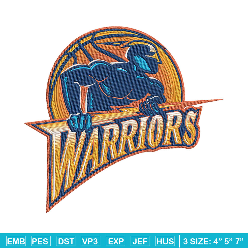 Golden State Warriors design embroidery design, NBA embroidery, Sport embroidery,Embroidery design,Logo sport embroidery.jpg
