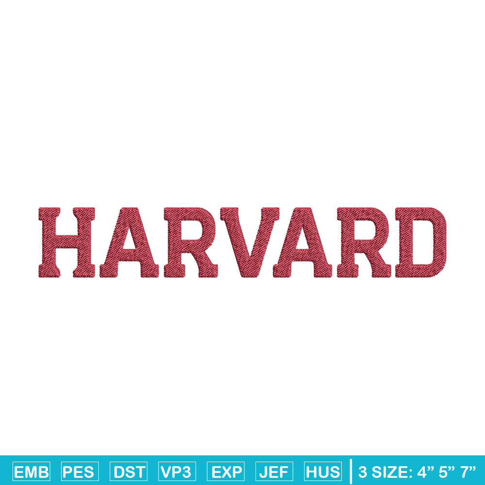 Harvard logo embroidery design, College embroidery, Sport embroidery, logo sport embroidery, Embroidery design.jpg