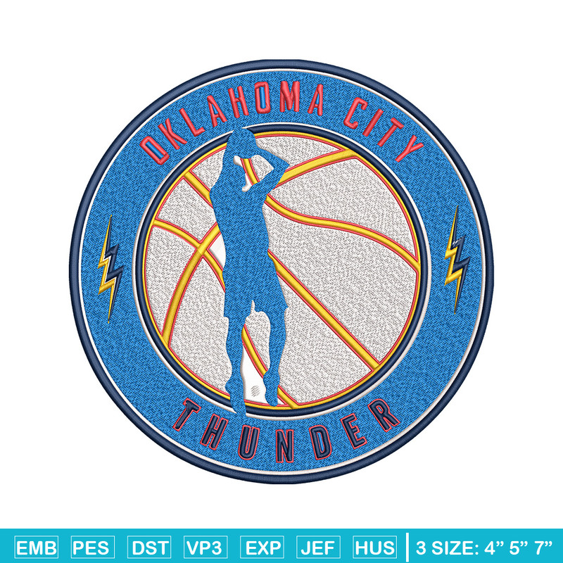 Oklahoma Thunder design embroidery design, NBA embroidery, Sport embroidery, Embroidery design, Logo sport embroidery..jpg