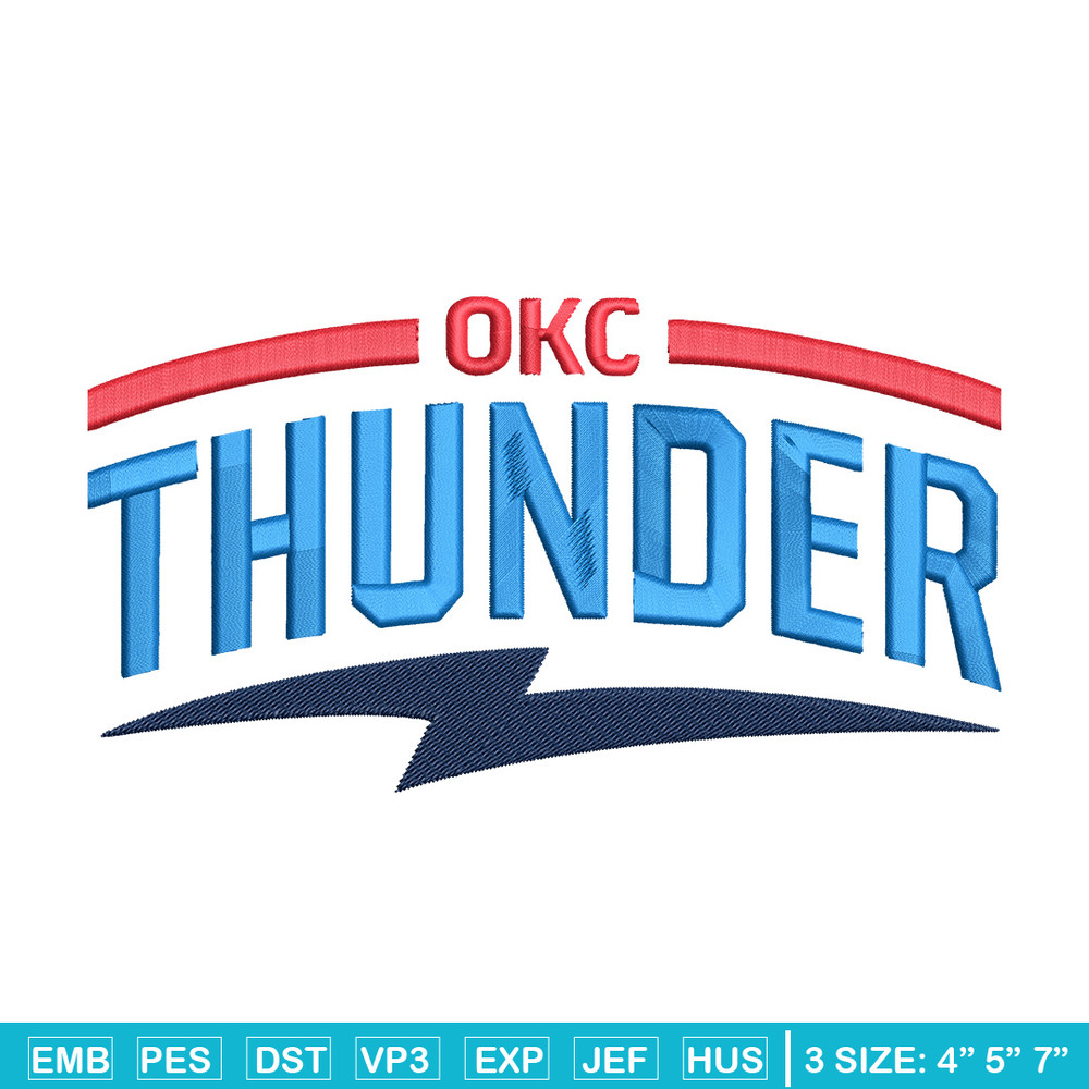 Oklahoma Thunder logo embroidery design,NBA embroidery,Sport embroidery, Embroidery design, Logo sport embroidery.jpg