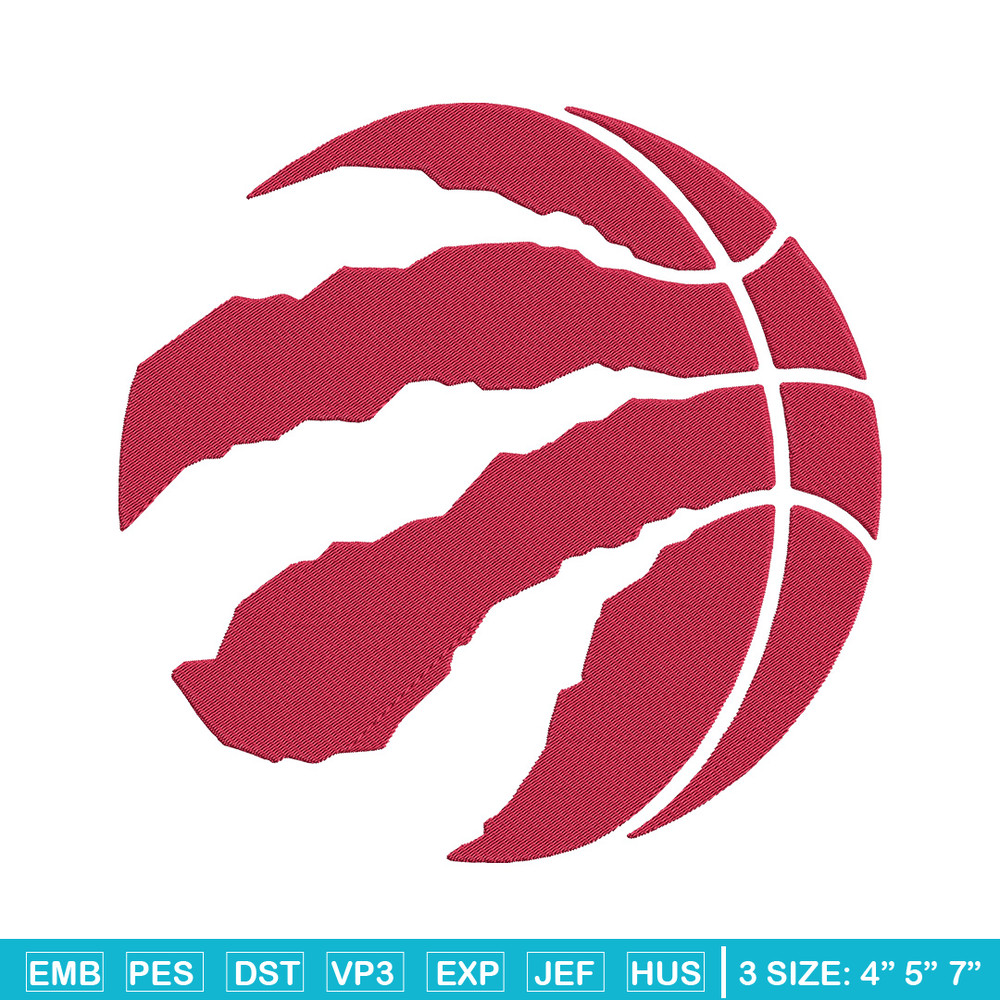 Toronto Raptors logo embroidery design, NBA embroidery, Sport embroidery, Embroidery design, Logo sport embroidery.jpg