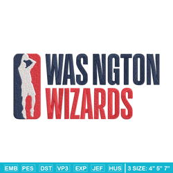 Washington Wizards logo embroidery design,NBA embroidery,Sport embroidery,Embroidery design,Logo sport embroidery.