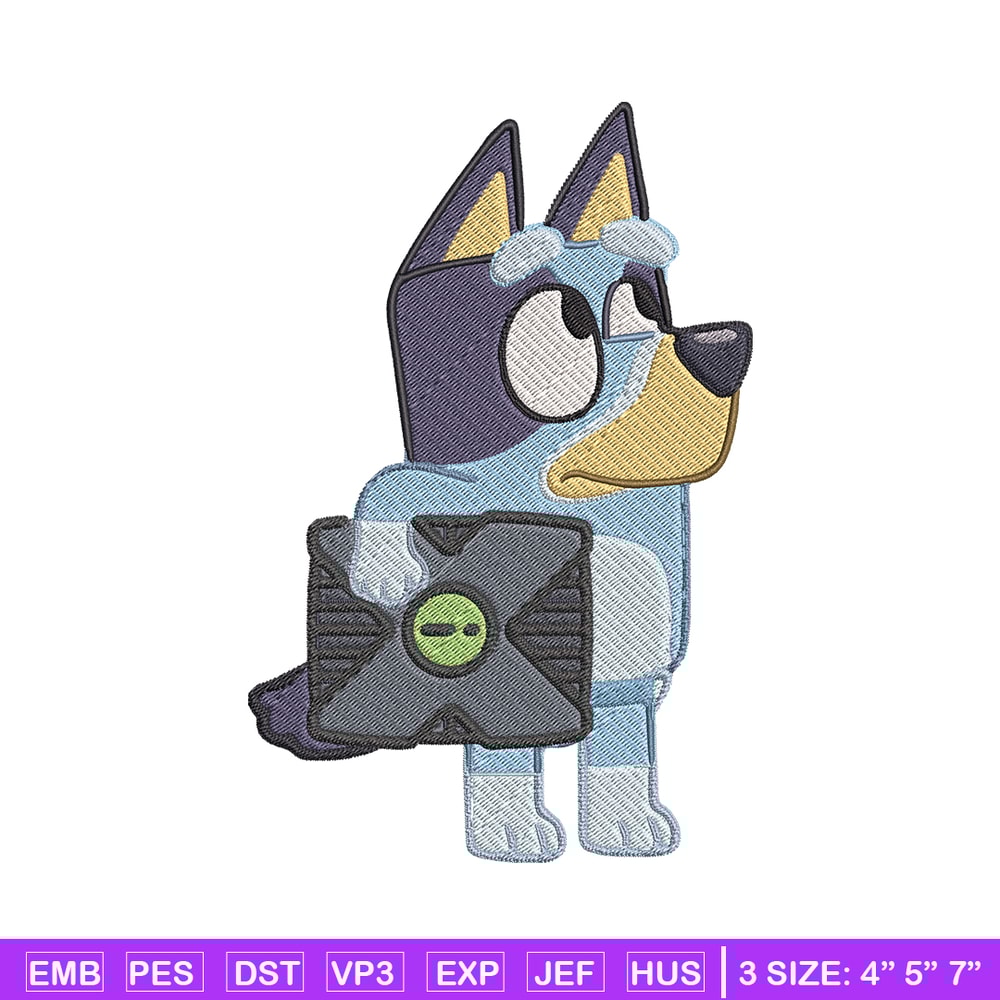 Bluey cartoon Embroidery, Bluey Embroidery, Embroidery File, cartoon design, cartoon shirt, Digital download..jpg