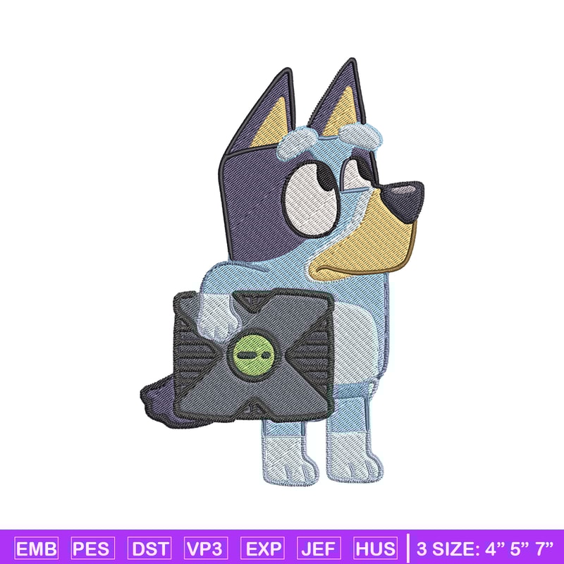 Bluey cartoon Embroidery, Bluey Embroidery, Embroidery File, cartoon design, cartoon shirt, Digital download..jpg