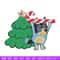 Bluey chrismas Embroidery Design, Bluey Embroidery, Embroidery File, Chrismas Embroidery, Anime shirt, Digital download.jpg