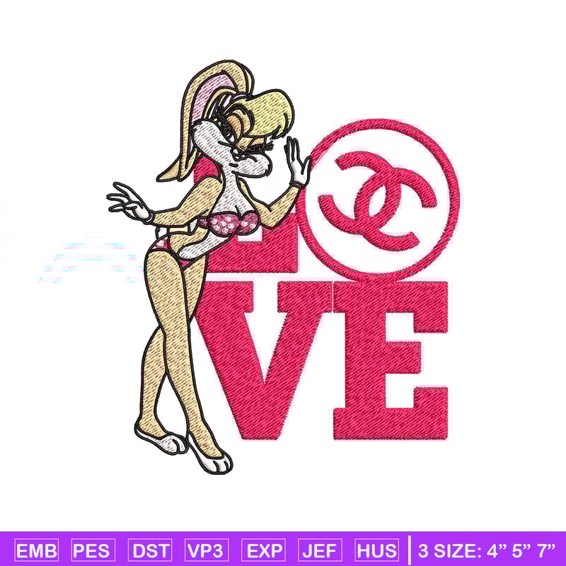 Bunny cartoon gucci Embroidery Design, Gucci Embroidery, Brand Embroidery, Embroidery File, Logo shirt, Digital download.jpg