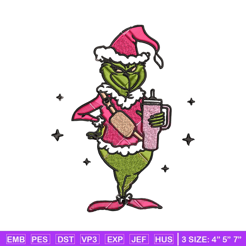 Chrismas grinch Embroidery Design, Grinch Embroidery, Embroidery File, Brand Embroidery, Logo shirt, Digital download.jpg