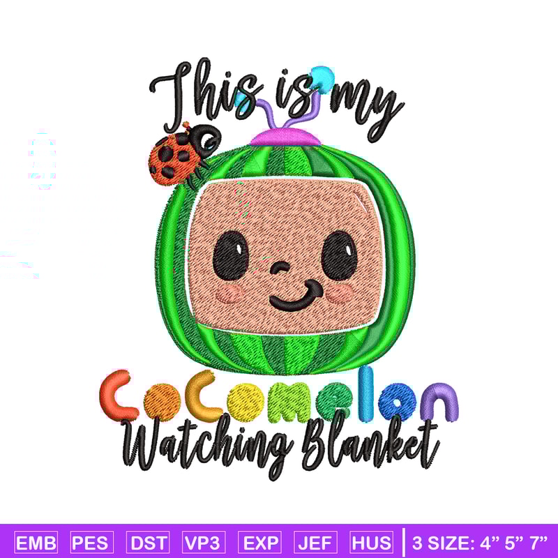 Cocomelon Logo Embroidery design, Cocomelon Embroidery, logo design, Embroidery File, logo shirt, Digital download..jpg