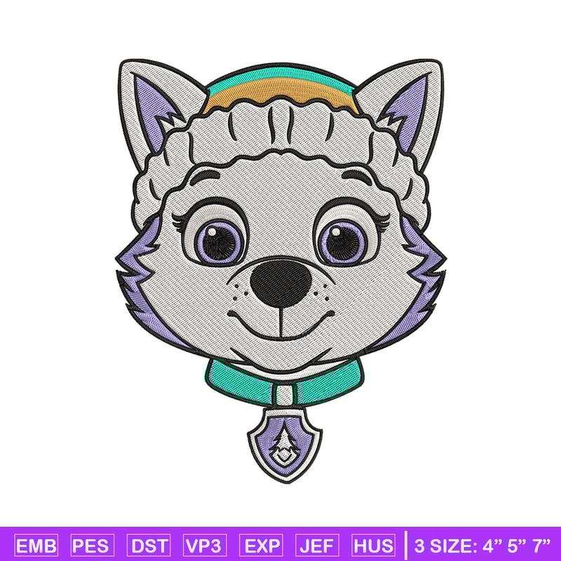Everest Dog Embroidery Design, Paw Patrol Embroidery, Embroidery File,Anime Embroidery, Anime shirt,Digital download.jpg