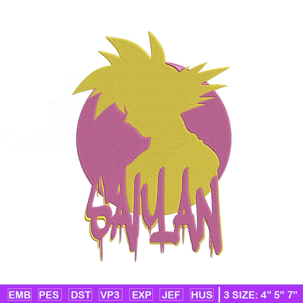 Goku circle Embroidery Design, Dragonball Embroidery, Embroidery File, Anime Embroidery, Anime shirt, Digital download..jpg