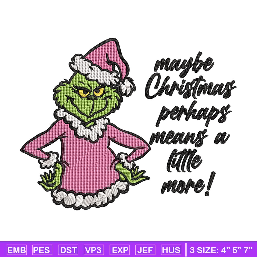 Grinch chrismas Embroidery Design, Grinch Embroidery, Embroidery File, Chrismas Embroidery, Anime shirt,Digital download.jpg