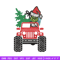 Grinch Jeep Christmas Embroidery design, Grinch Christmas Embroidery, logo design, Embroidery File, Digital download..jpg