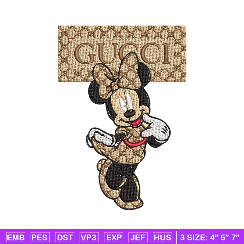 Gucci Minnie Embroidery design, Gucci Minnie Embroidery, Disney design, Embroidery File, cartoon shirt, Digital download.jpg