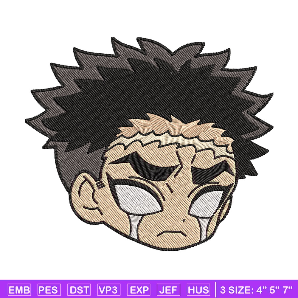 Gyomei sticker Embroidery Design, Demon slayer Embroidery, Embroidery File, Anime Embroidery, Digital download.jpg