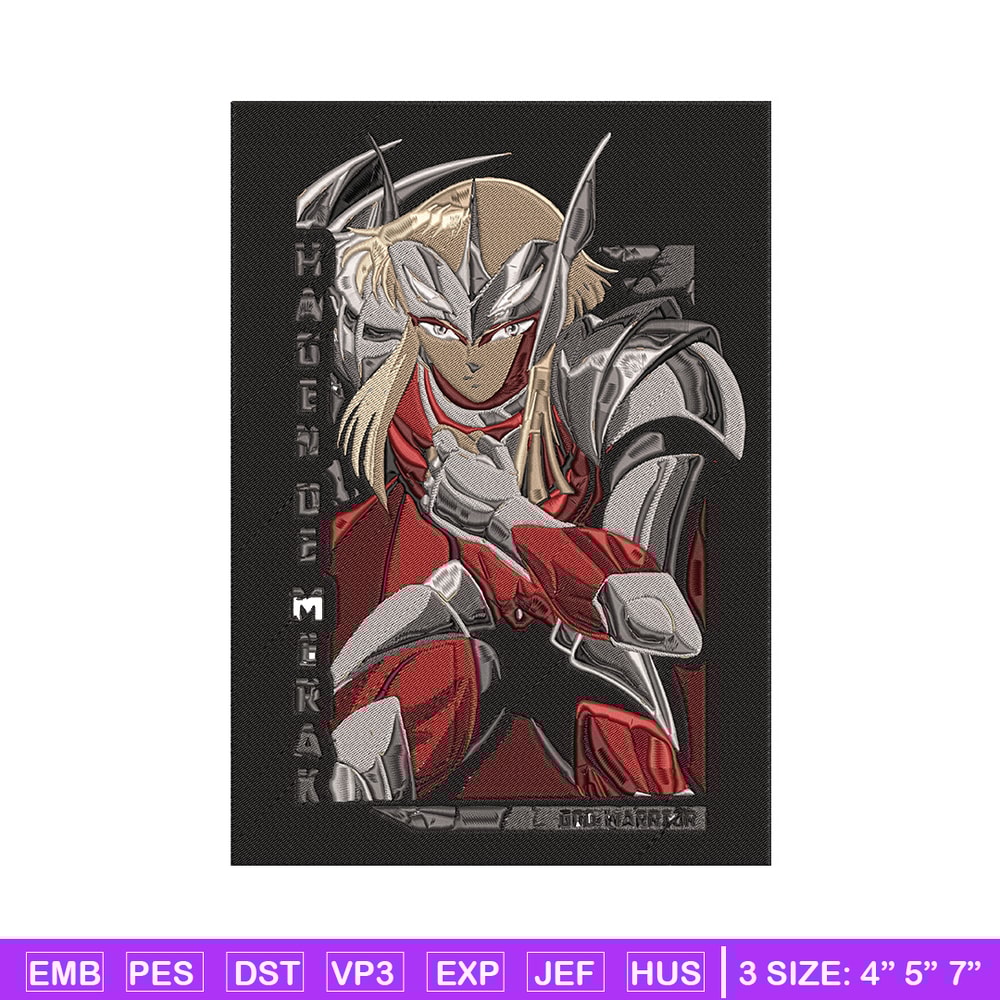 Hagen poster Embroidery Design, Saint Seiya Embroidery, Embroidery File, Anime Embroidery, Anime shirt, Digital download.jpg