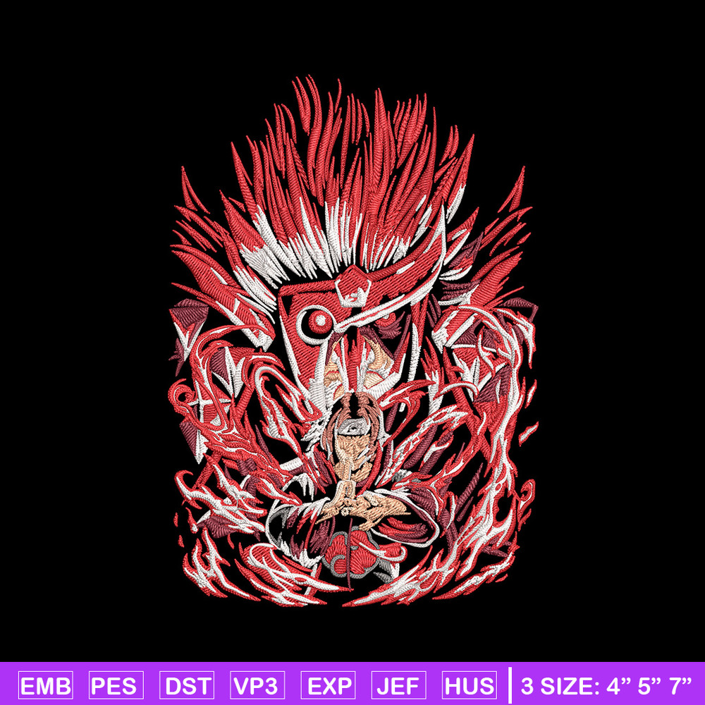 Itachi Poster Embroidery Design, Naruto Embroidery, Embroidery File, Anime Embroidery,Anime shirt, Digital download..jpg