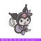 Kuromi Embroidery Design, Hello kitty Embroidery, Embroidery File,Anime Embroidery, Anime shirt, Digital download.jpg