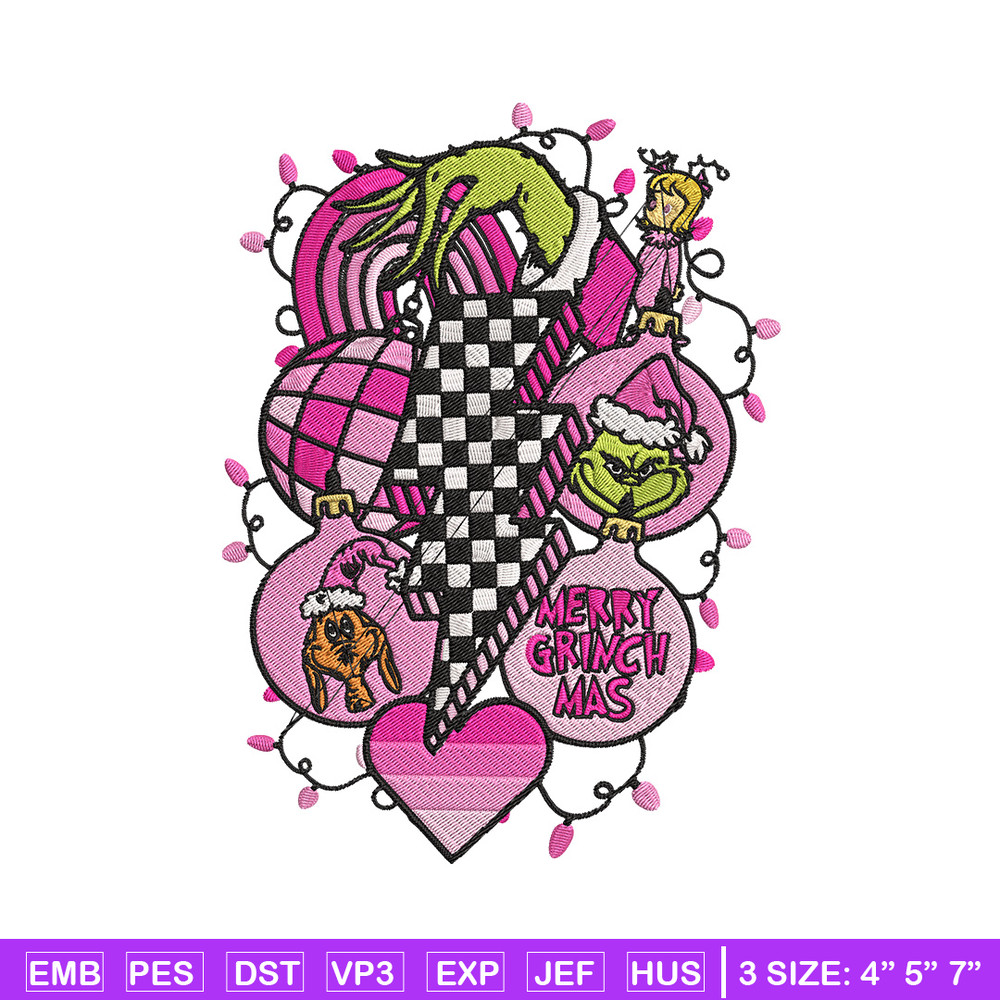 Merry grinchmas Embroidery Design, Grinch Embroidery, Embroidery File, Chrismas Embroidery, Anime shirt,Digital download.jpg