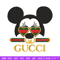 Mickey head gucci Embroidery Design, Gucci Embroidery, Brand Embroidery, Logo shirt, Embroidery File, Digital download.jpg