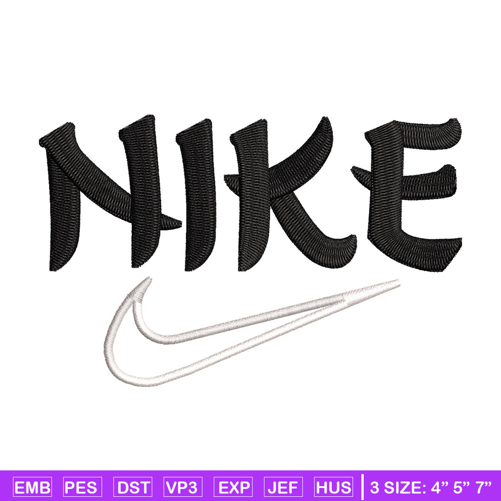 Nike black embroidery design, Nike embroidery, Nike design, Embroidery shirt, Embroidery file,Digital download.jpg