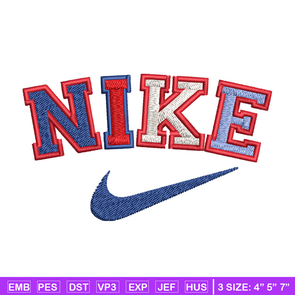 Nike color Embroidery Design, Brand Embroidery, Nike Embroidery, Embroidery File, Logo shirt, Digital download.jpg