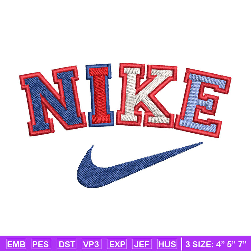 Nike color Embroidery Design, Brand Embroidery, Nike Embroidery, Embroidery File, Logo shirt, Digital download.jpg