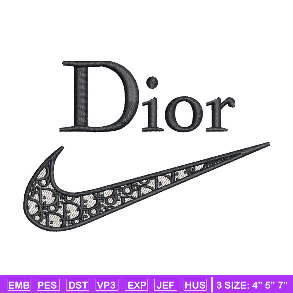 Nike dior embroidery design, Dior embroidery, Emb design, Embroidery shirt, Embroidery file, Digital download.jpg