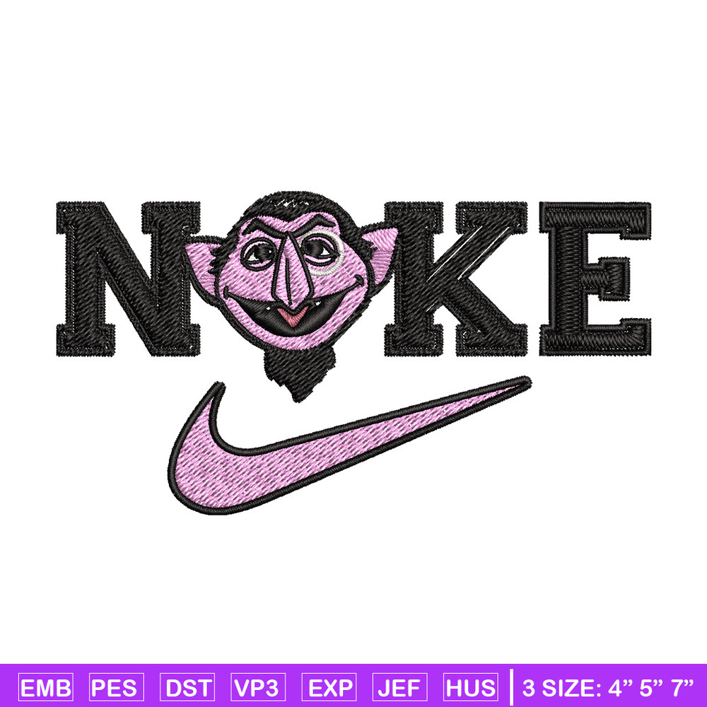Nike purple cartoon Embroidery Design, Nike Embroidery, Brand Embroidery, Embroidery File, Logo shirt, Digital download.jpg