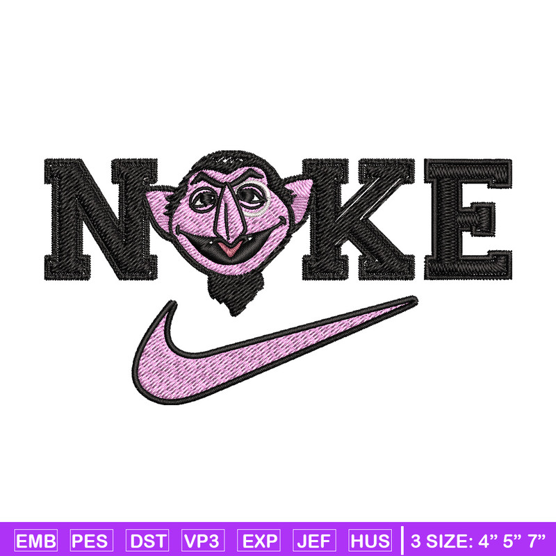 Nike purple cartoon Embroidery Design, Nike Embroidery, Brand Embroidery, Embroidery File, Logo shirt, Digital download.jpg