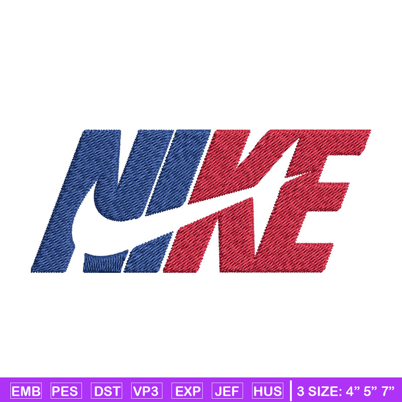 Nike red blue design Embroidery Design, Brand Embroidery, Nike Embroidery, Embroidery File, Logo shirt, Digital download.jpg