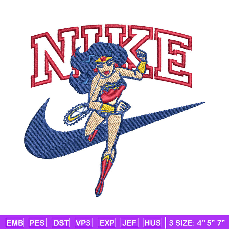 Nike wonder woman Embroidery Design, Brand Embroidery, Nike Embroidery, Embroidery File, Logo shirt,Digital download.jpg