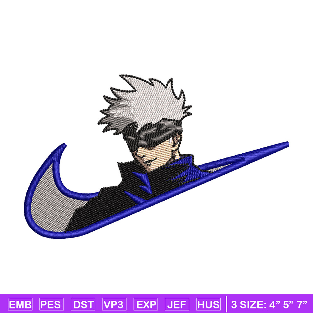 Nike x gojo embroidery design, Jujutsu embroidery, Nike design, Embroidery shirt, Embroidery file,Digital download.jpg